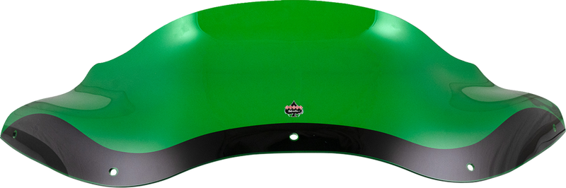 KLOCK WERKS Kolor Flare Windshield - 8" - Green - FLTR '98-'13 - KWW-01-0692