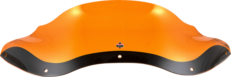 KLOCK WERKS Kolor Flare Windshield - 8" - Orange - FLTR '98-'13 - KWW-01-0689
