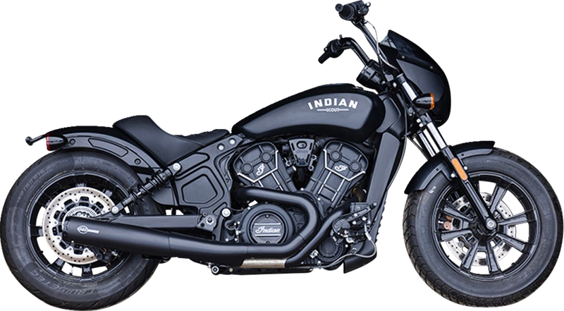 S&S CYCLE 2-into-1 Grand National Exhaust System - Indian Scout - Black - 4111-266-R - PartsOutlet.com.au