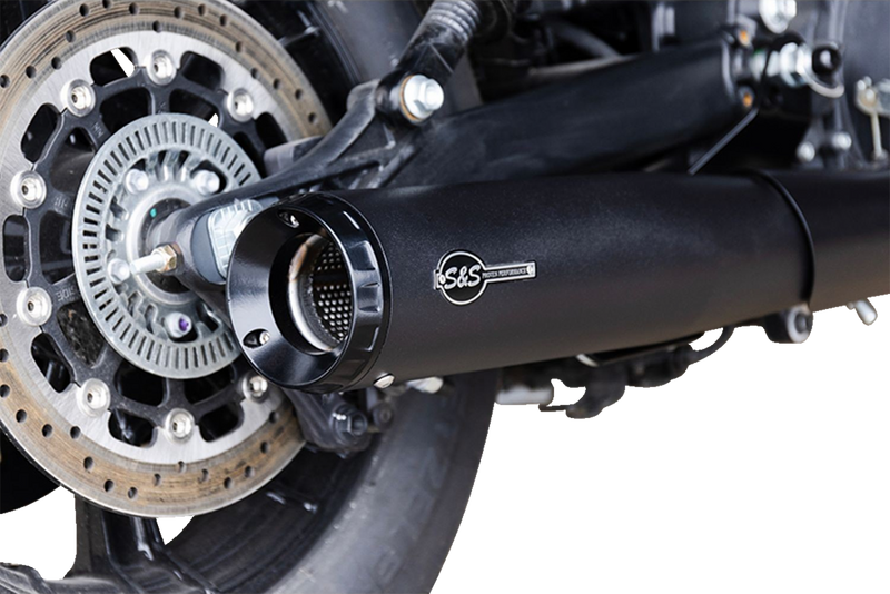 S&S CYCLE 2-into-1 Grand National Exhaust System - Indian Scout - Black - 4111-266-R - PartsOutlet.com.au