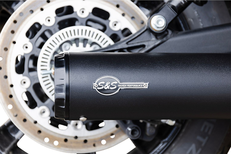 S&S CYCLE 2-into-1 Grand National Exhaust System - Indian Scout - Black - 4111-266-R - PartsOutlet.com.au