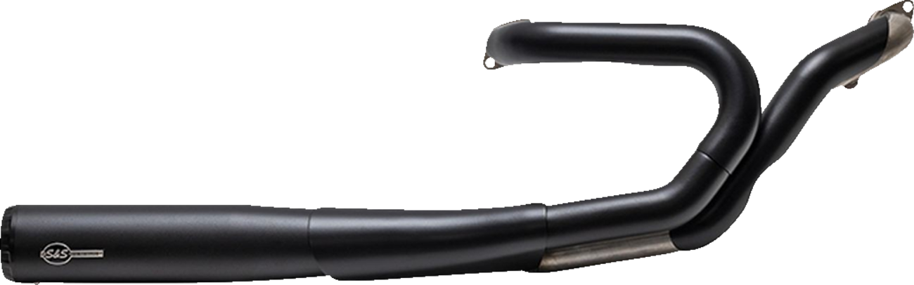 S&S CYCLE 2-into-1 Grand National Exhaust System -  Indian Scout - Black - 4111-266-R
