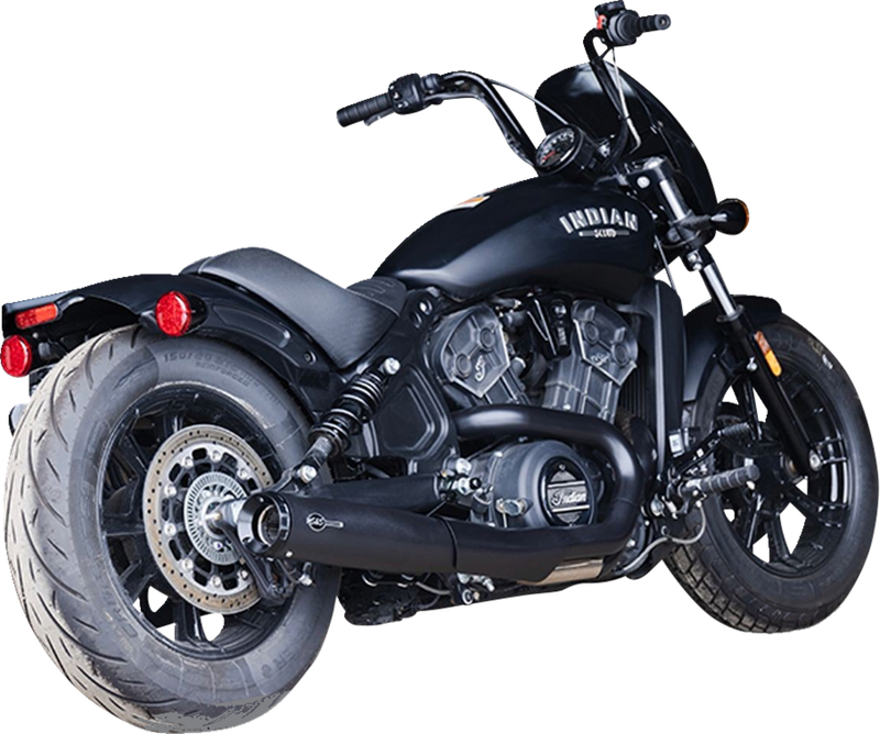S&S CYCLE 2-into-1 Grand National Exhaust System - Indian Scout - Black - 4111-266-R - PartsOutlet.com.au