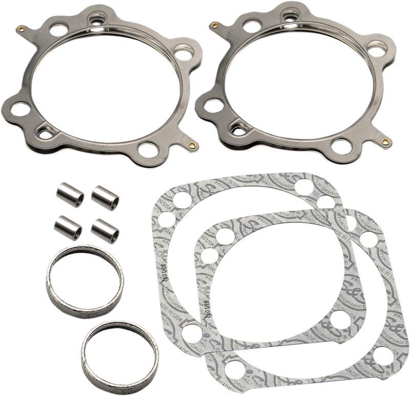 S&S CYCLE Cylinder Head Gasket Kit, 4-1/8", Harley-Davidson '99-'17 - 90-1914