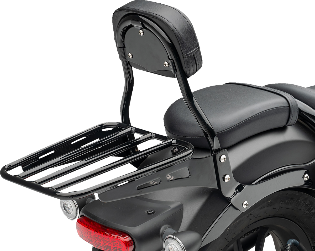 COBRA Sissy Bar Luggage Rack - Black - Honda Rebel 2017-2023 - 02-3508B ...