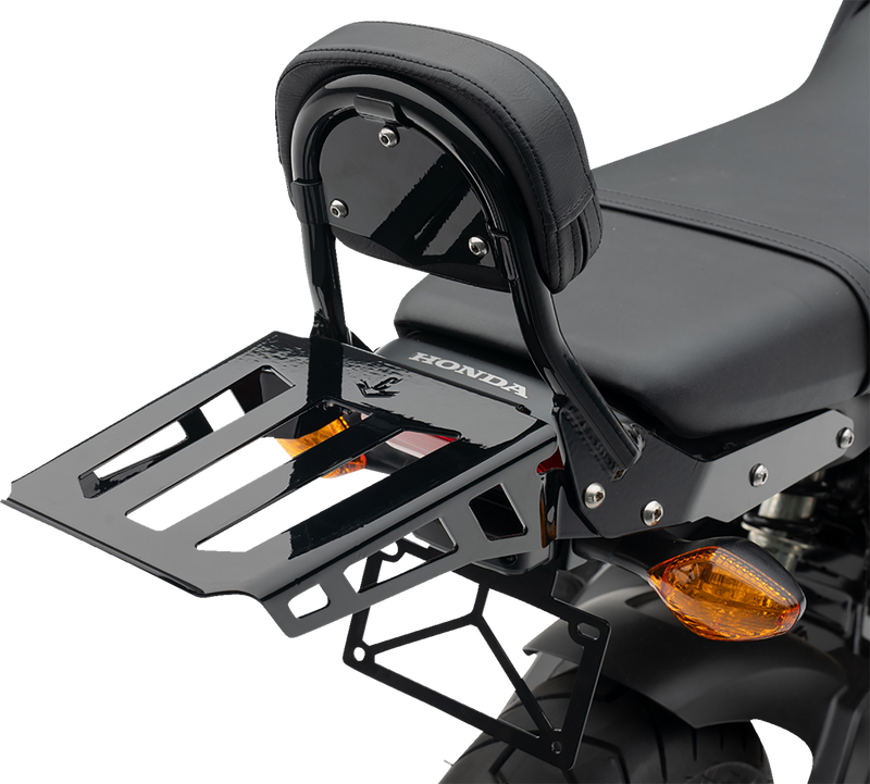 COBRA Sissy Bar - Mini - Black - Honda Grom 2022-2023 - 02-8607B - PartsOutlet.com.au