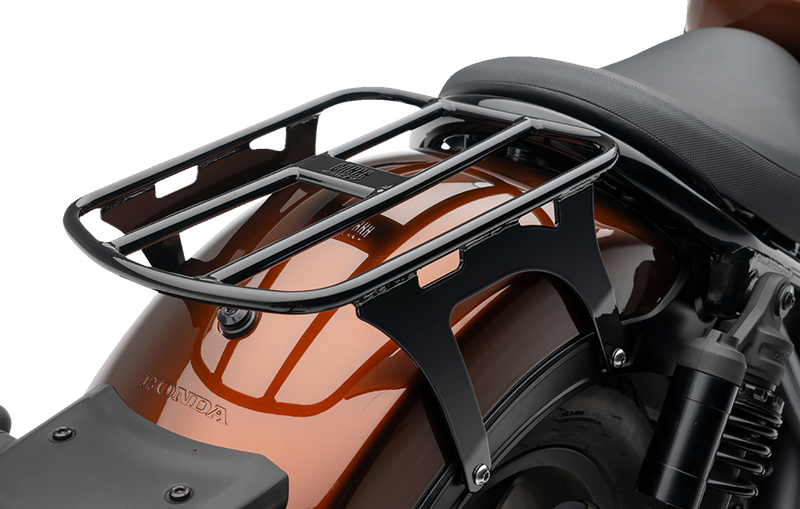 COBRA Solo Luggage Rack - Tube - Black - Honda Rebel 1100 - 2021-2023 - 02-4109B - PartsOutlet.com.au