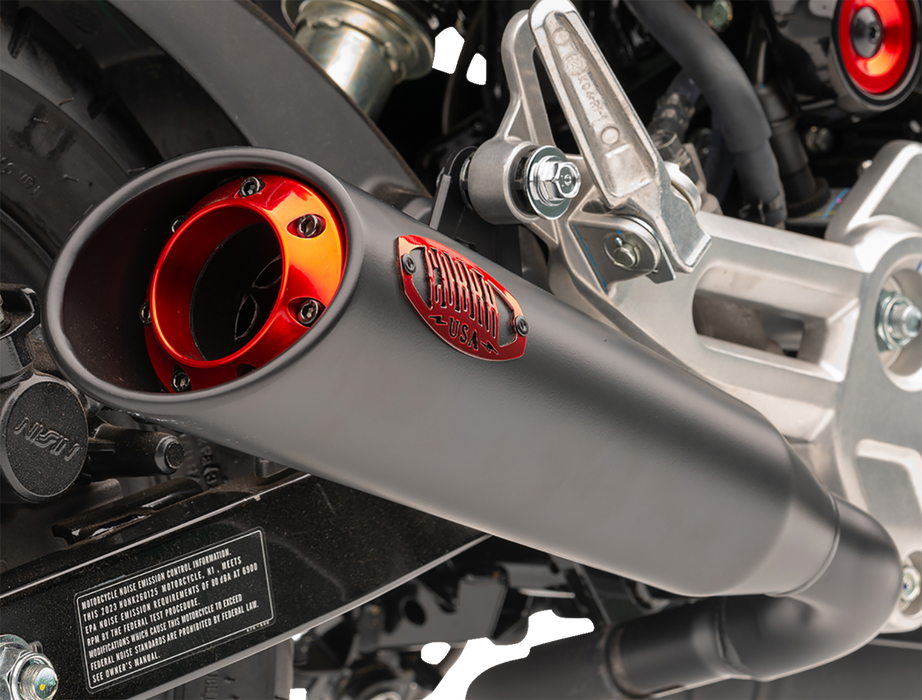 COBRA Red Tip Slip-On Muffler - Honda Grom 2022-2023 - 1137BR
