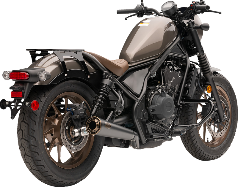 COBRA Bronze Tip Slip-On Muffler - '17-'23 Honda Rebel 1139BZ - PartsOutlet.com.au