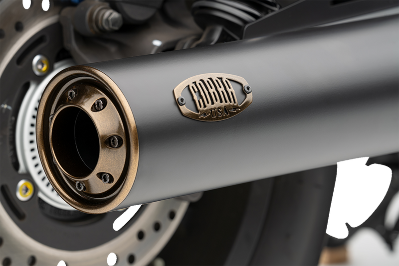 COBRA Bronze Tip Slip-On Muffler - '21-'23 Honda Rebel 1140BZ - PartsOutlet.com.au