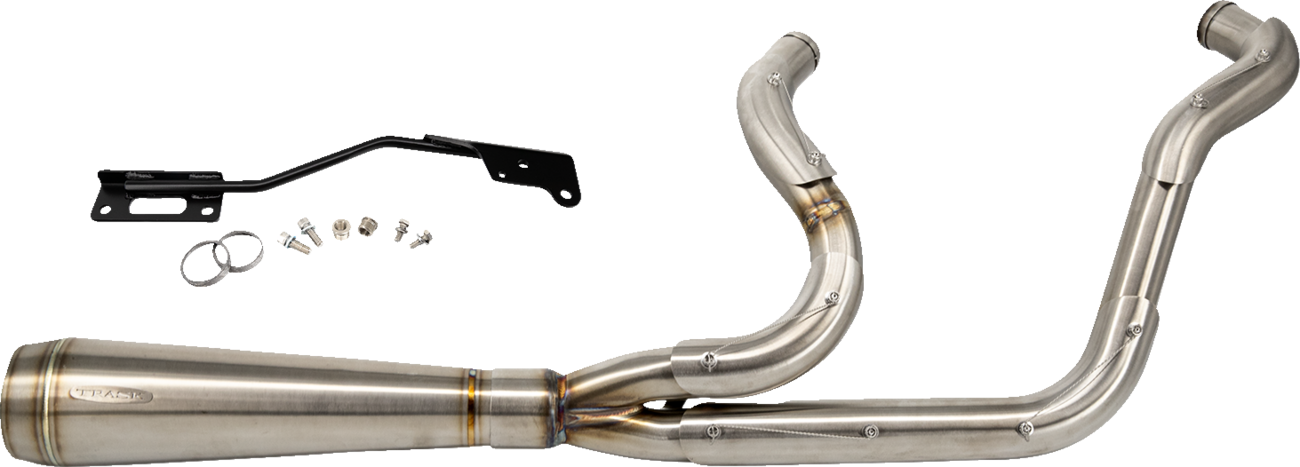 TRASK 2-into-1 Assault Exhaust System - Stainless Steel TM-5300