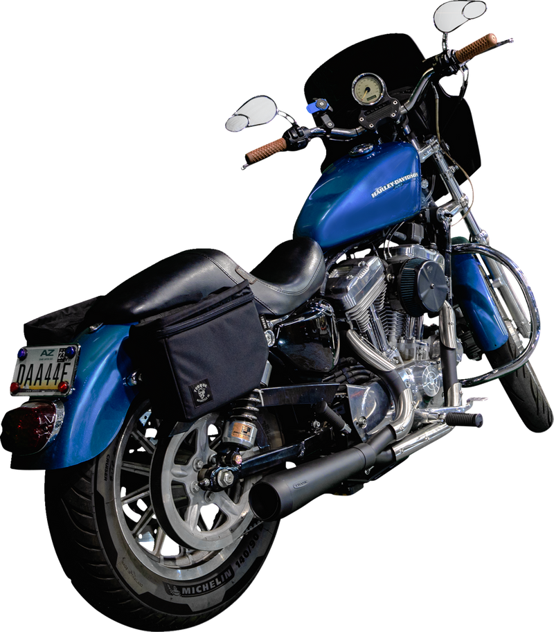 TRASK 2-into-1 Assault Exhaust System - Black TM-5300BK - PartsOutlet.com.au