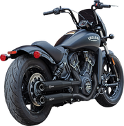 S&S CYCLE Grand National Slip-On Mufflers - Indian Scout- Black - 4110-266-R - PartsOutlet.com.au