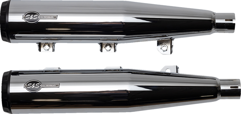 S&S CYCLE Grand National Slip-On Mufflers - Indian Scout - Chrome - 4110-156-R - PartsOutlet.com.au