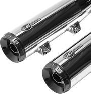 S&S CYCLE Grand National Slip-On Mufflers - Indian Scout - Chrome - 4110-156-R - PartsOutlet.com.au