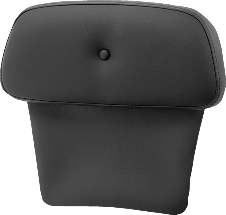 SADDLEMEN Chopped Tour Pak Backrest Pad - RoadSofa PT - Black w/ Pillowtop - FLT/FLH '14-'23 - 814-07-CPACK-PT - PartsOutlet.com.au