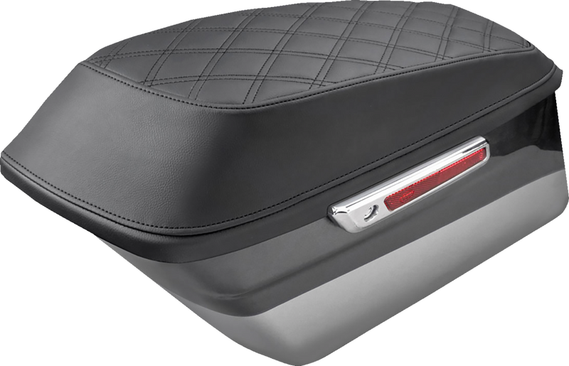SADDLEMEN Saddlebag Cover - Lattice Stitch - FL '93-'13 - L870-93-LS - PartsOutlet.com.au