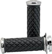 BILTWELL Grips - Alumicore - TBW - Chrome 6608-105-01 - PartsOutlet.com.au