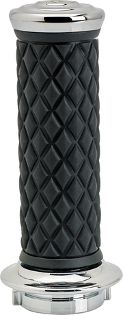 BILTWELL Grips - Alumicore - TBW - Chrome 6608-105-01 - PartsOutlet.com.au