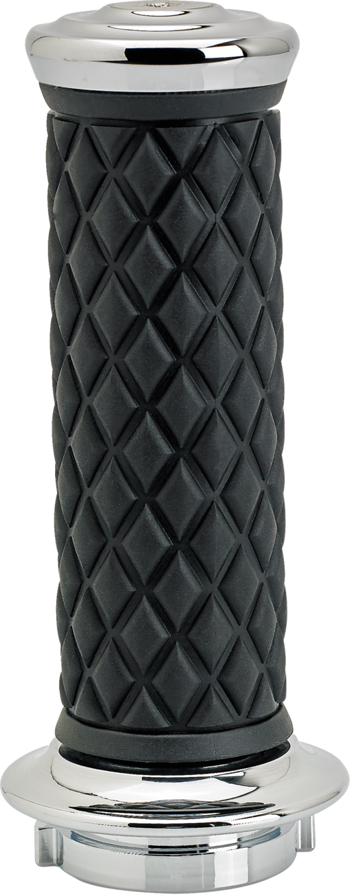 BILTWELL Grips - Alumicore - TBW - Chrome 6608-105-01 - PartsOutlet.com.au