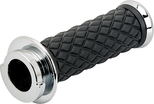 BILTWELL Grips - Alumicore - TBW - Chrome 6608-105-01 - PartsOutlet.com.au