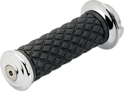 BILTWELL Grips - Alumicore - TBW - Chrome 6608-105-01 - PartsOutlet.com.au