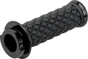 BILTWELL Grips - Alumicore - TBW - Black 6608-201-01 - PartsOutlet.com.au