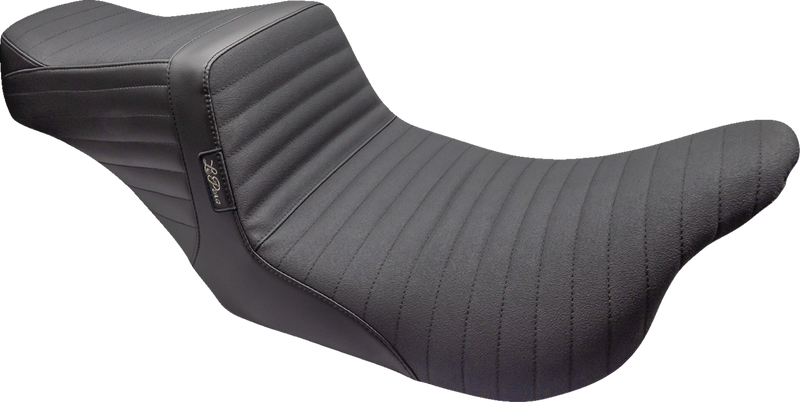 LE PERA Tailwhip Seat - Pleated w/ Grip Tape - Black - FL '08-'23 LK-587PTGP - PartsOutlet.com.au