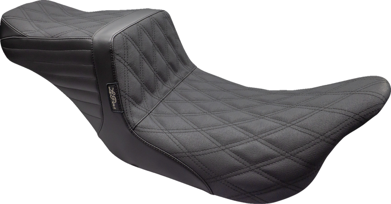 LE PERA Tailwhip Seat - Double Diamond w/ Grip Tape - Black - FL '08-'23 LK-587DDGP - PartsOutlet.com.au