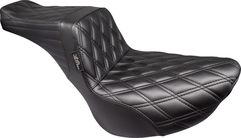 LE PERA Tailwhip Seat - Double Diamond - Black - FLSL/FXBB '18-'23 LY-580DD - PartsOutlet.com.au