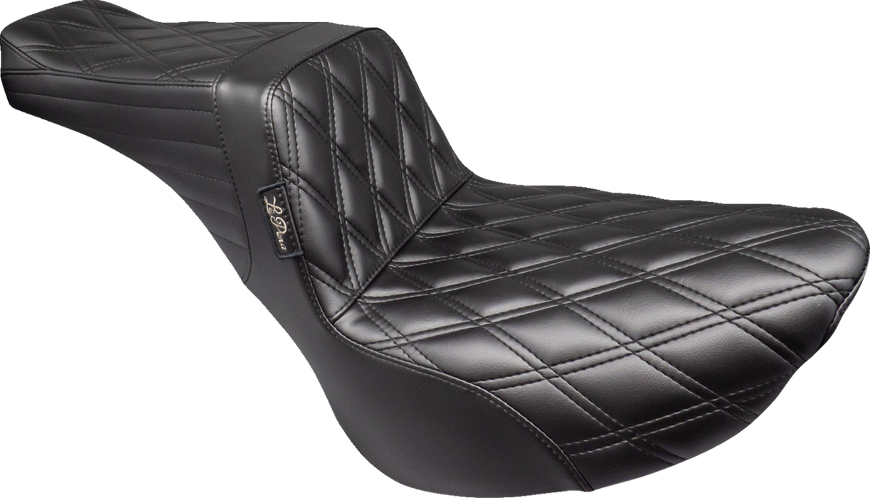 LE PERA Tailwhip Seat - Double Diamond - Black - FLSL/FXBB '18-'23 LY-580DD