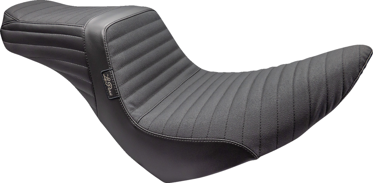 LE PERA Tailwhip Seat - Pleated w/ Grip Tape - Black - FL/FX '18-'23 LYR-580PTGP