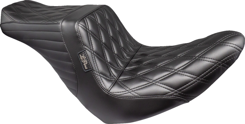LE PERA Tailwhip Up Seat - Double Diamond - Black - FLSB/FXLR '18-'23 LYRU-580DD - PartsOutlet.com.au