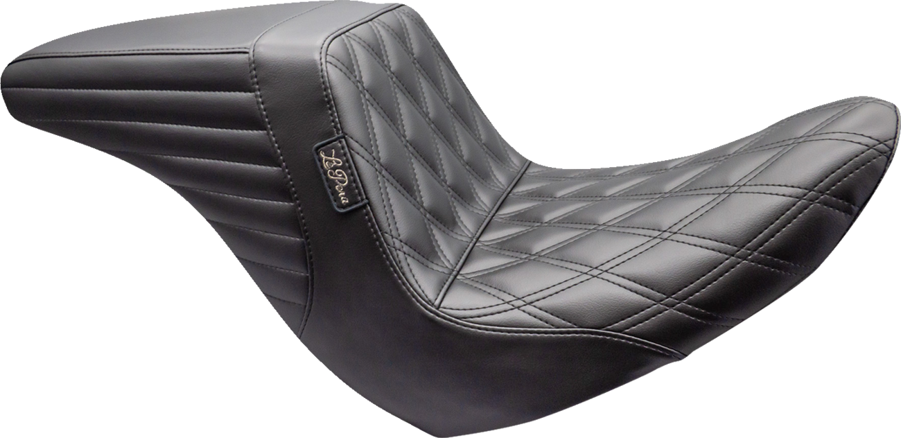 LE PERA Kickflip Up Front Seat - Double Diamond - Black - FL/FX '18-'23 LYRU-590DD