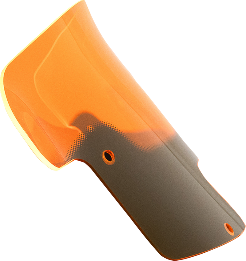 KLOCK WERKS Kolor Flare Windshield - 8" - Orange - Indian '20-'25 - KWW-04-0619