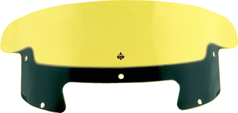 KLOCK WERKS Kolor Flare Windshield - 8" - Yellow - Indian '20-'25 - KWW-04-0620