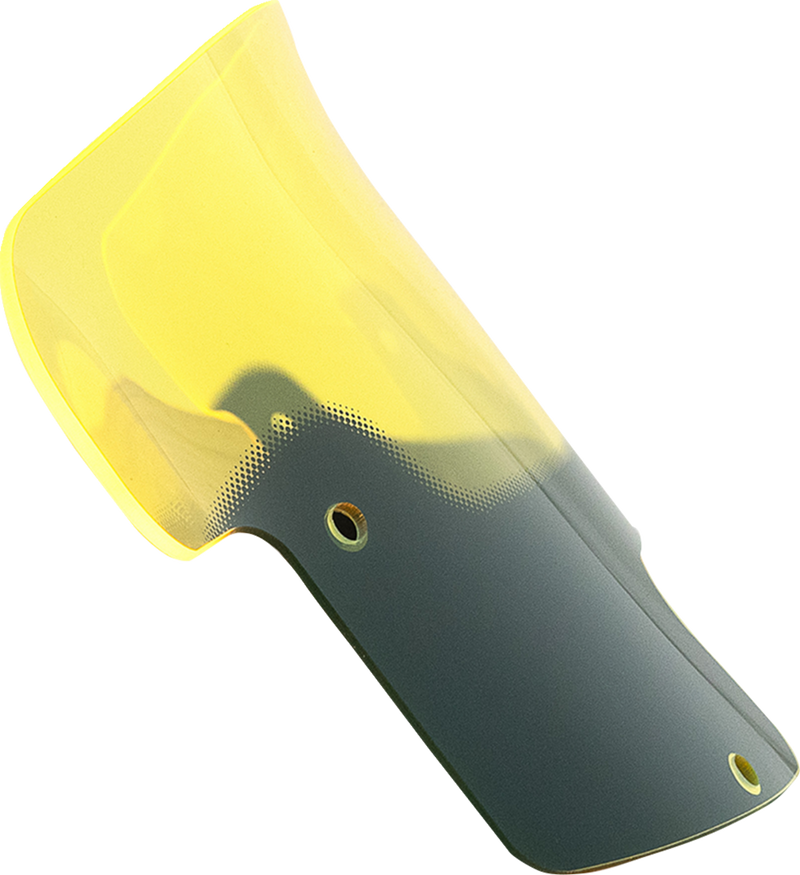 KLOCK WERKS Kolor Flare Windshield - 8" - Yellow - Indian '20-'25 - KWW-04-0620