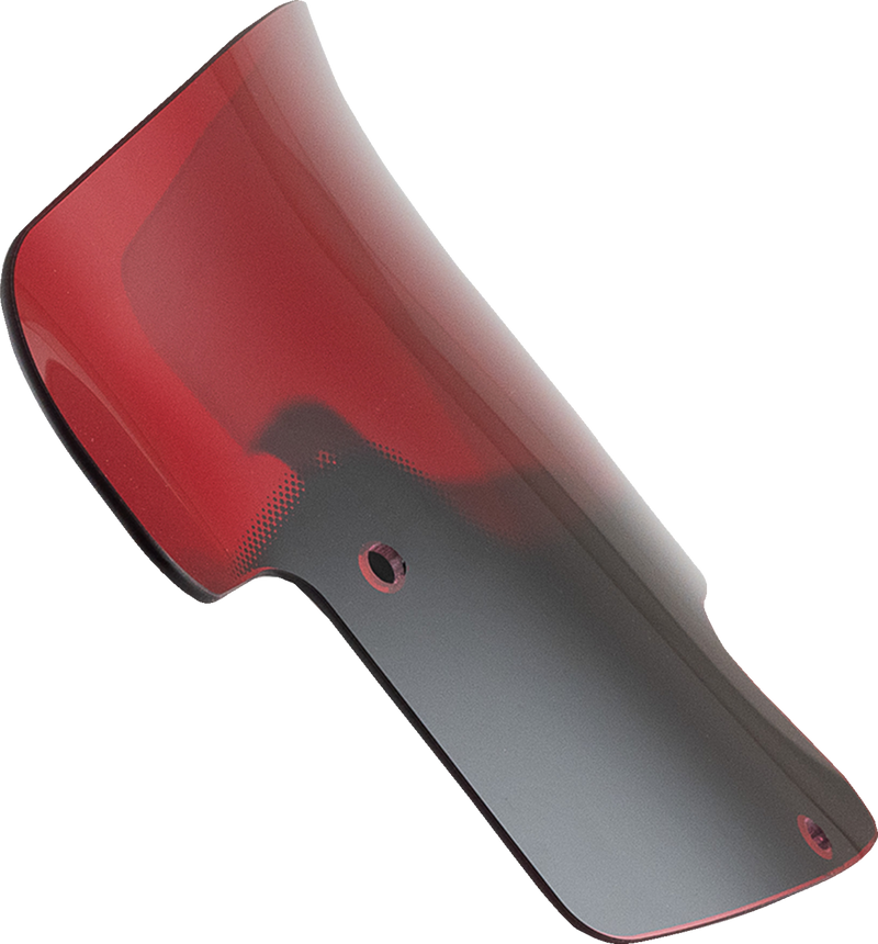 KLOCK WERKS Kolor Flare Windshield - 8" - Red - Indian '20-'25 - KWW-04-0622