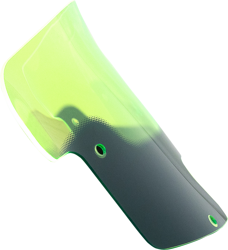 KLOCK WERKS Kolor Flare Windshield - 8" - Green - Indian '20-'25 - KWW-04-0621