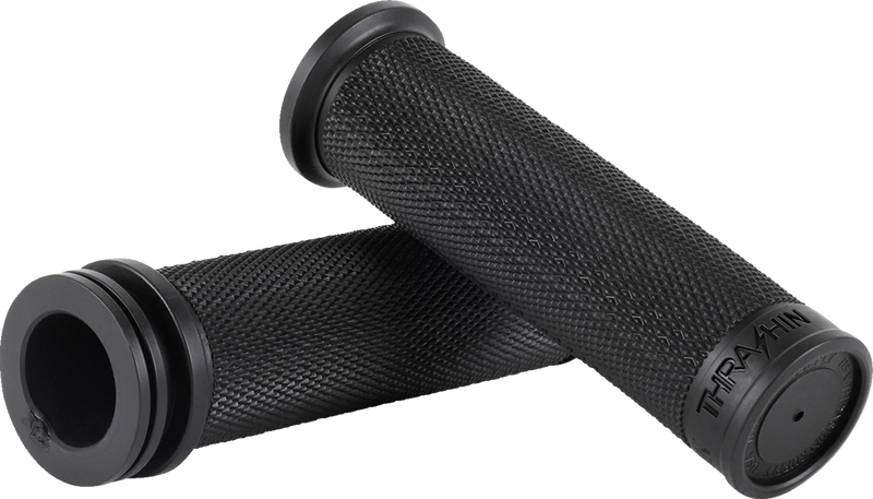 THRASHIN SUPPLY Grips - Moto - 1" - Slim - Black - TSC-2711-1