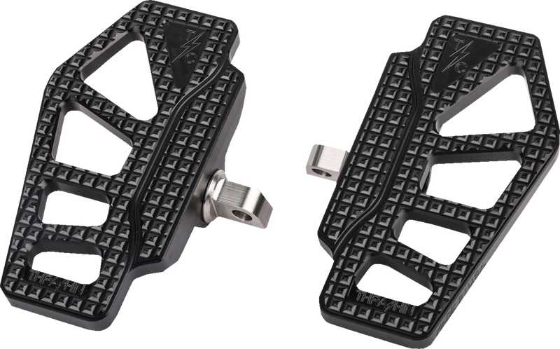 THRASHIN SUPPLY CO. Apex Mini Floorboards - Black - HD Male Mount - TSC-2217-1-D - PartsOutlet.com.au
