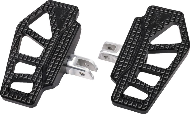 THRASHIN SUPPLY CO. Apex Mini Floorboards - Front - Black - '18-'23 Softail - TSC-2217-1-SF - PartsOutlet.com.au