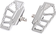 THRASHIN SUPPLY CO. Apex Mini Floorboards - Chrome - Male Mount - TSC-2217-3-D - PartsOutlet.com.au