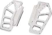 THRASHIN SUPPLY CO. Apex Floorboards - Passenger - Chrome - Harley-Davidson 1986-2022 - TSC-2217-3-BR - PartsOutlet.com.au