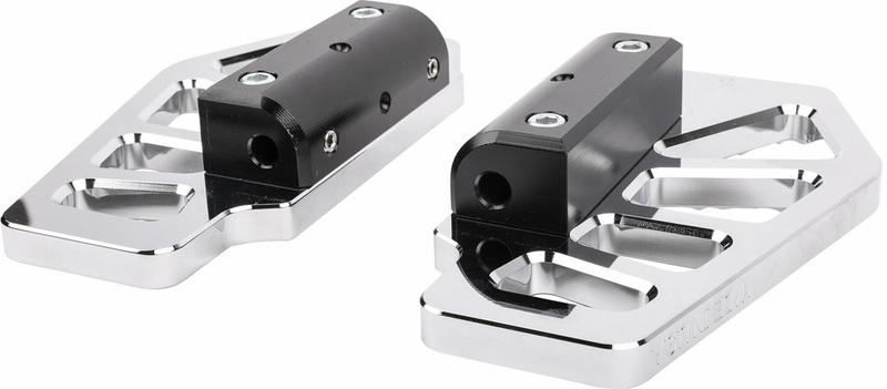 THRASHIN SUPPLY CO. Apex Floorboards - Passenger - Chrome - Harley-Davidson 1986-2022 - TSC-2217-3-BR - PartsOutlet.com.au