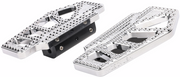 THRASHIN SUPPLY CO. Apex Floorboards - Passenger - Chrome - Harley-Davidson 1986-2022 - TSC-2217-3-BR - PartsOutlet.com.au