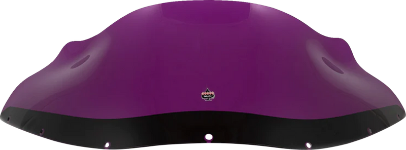 KLOCK WERKS Kolor Flare Windshield - 9" - Purple - FXRP - KWW-02-0617