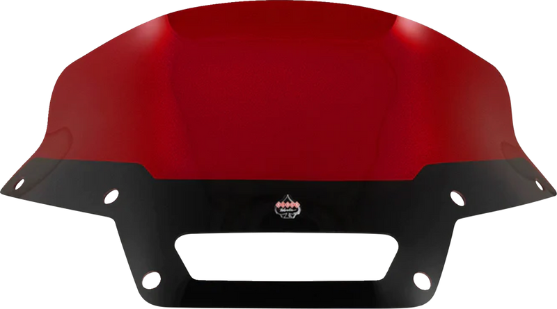 KLOCK WERKS Kolor Flare Sport Windshield - 6" - Red - FXLRST '22-'25 - KWW-02-0622