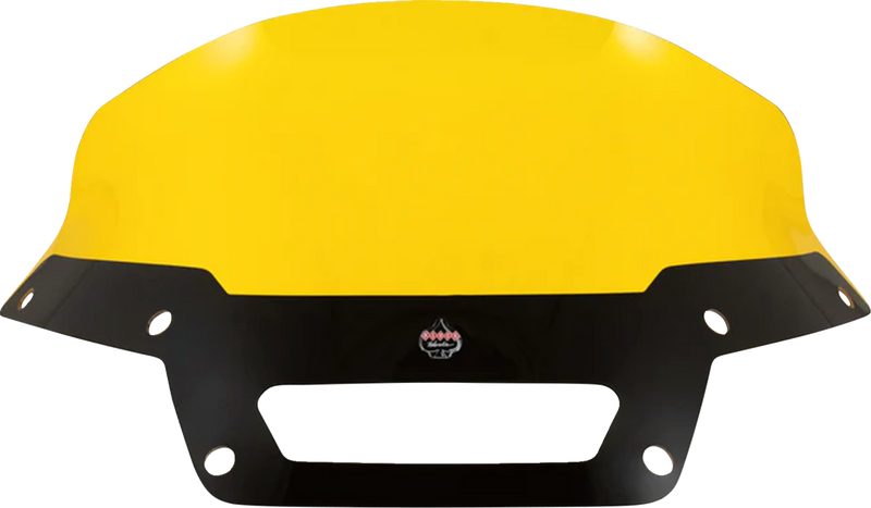 KLOCK WERKS Kolor Flare Sport Windshield - 6" - Yellow - FXLRST '22-'25 - KWW-02-0624