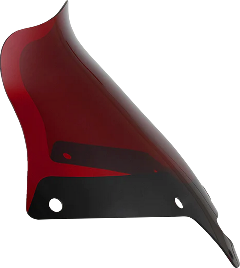KLOCK WERKS Kolor Flare Sport Windshield - 8" - Red - FXLRST '22-'25 - KWW-02-0629